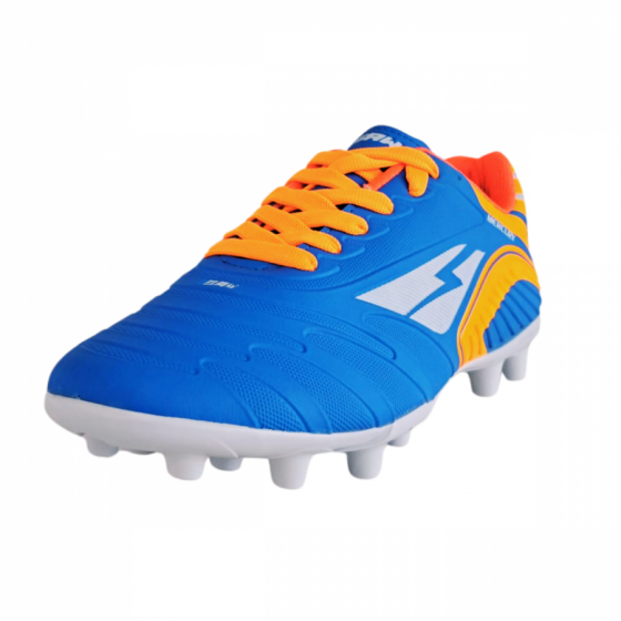 Botin de futbol cancha de once, tapones, celeste,