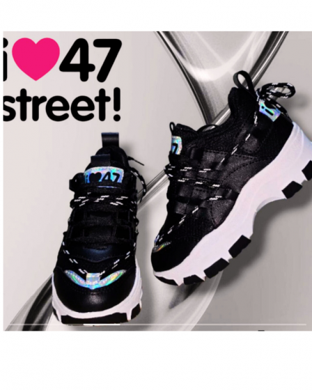 Zapatilla Chunky 47 Street – Black Holo
