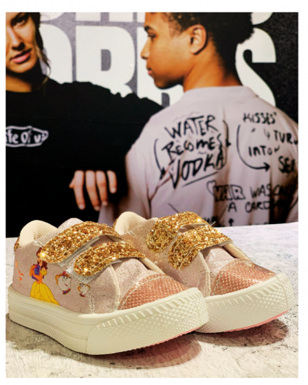 👑 Zapatillas Gusti Princesa – Art. 7100 | Doble abrojo glitter