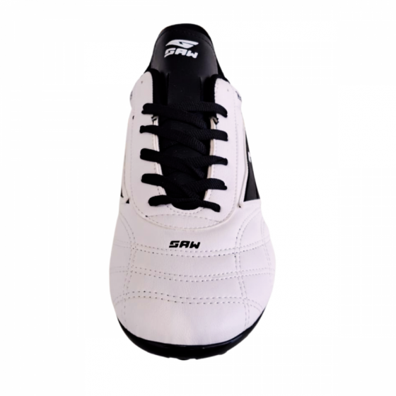 Botín SAW Maestro 1959 Classic – Tapones Cancha de 11 – Blanco/Negro T.35-44