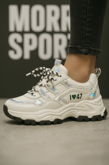 Zapatillas Urbanas Chunky 47 – White Edition