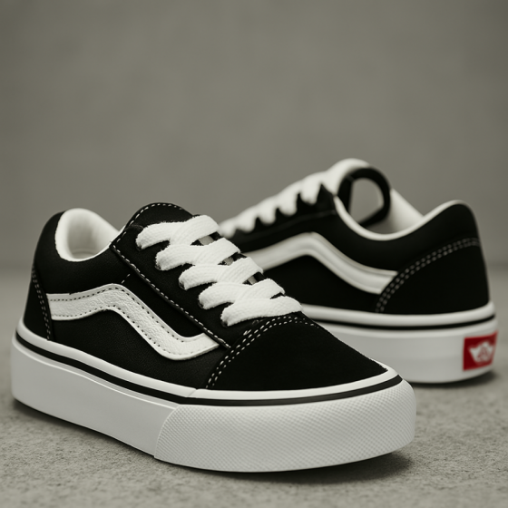 Zapatillas Knu Kids Black & White