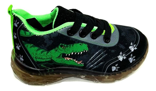 🦖 Zapatillas Dinosaurio con Luz – Gusti | Talles 22 al 28