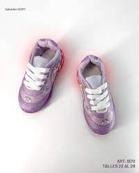 ✨ Zapatilla Lila Unicornio con Luz - Gusti | Art. 1670 | Talles 22 al 28 ✨