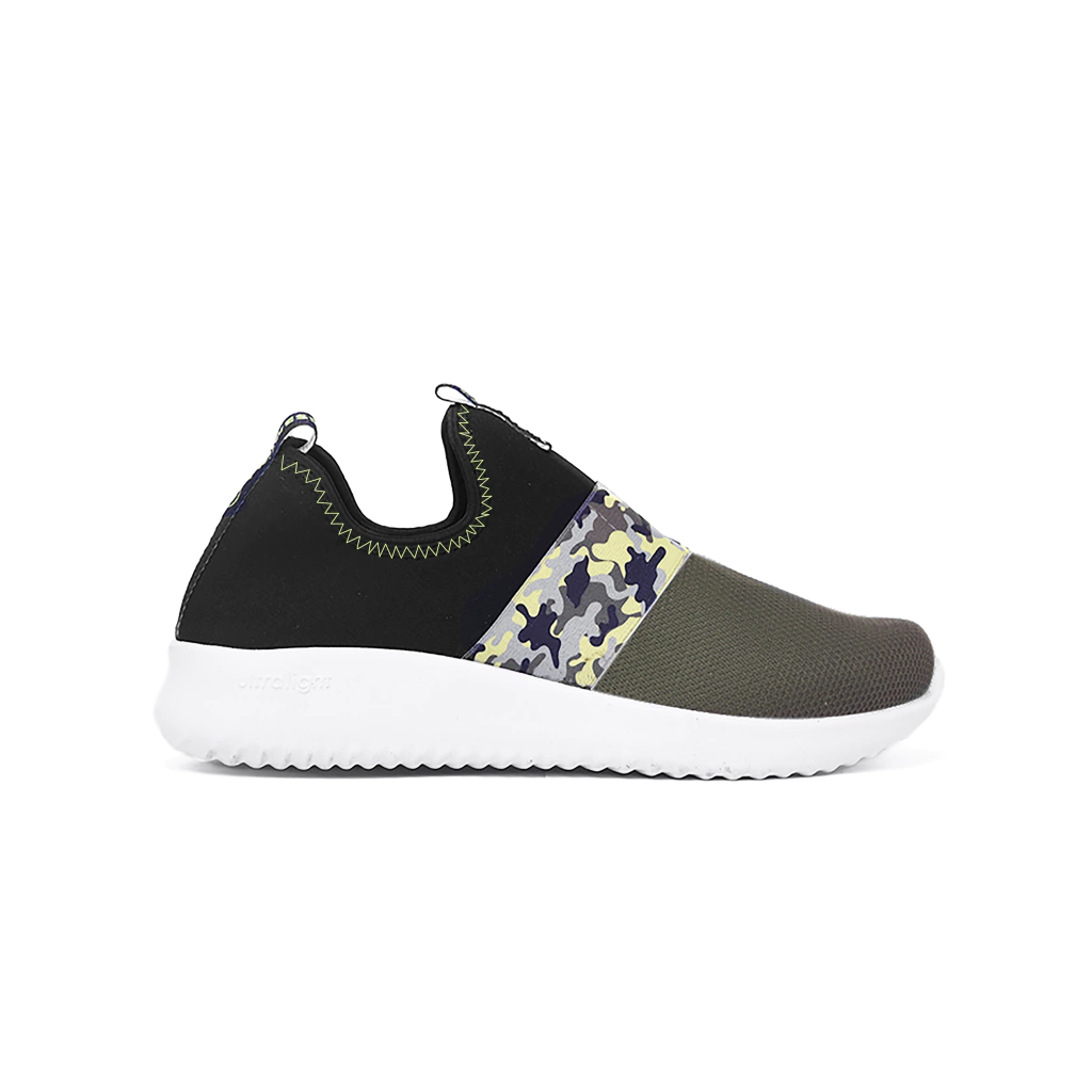 Prowess Art 2602 – Slip-On Kids Camo Negro-Rojo