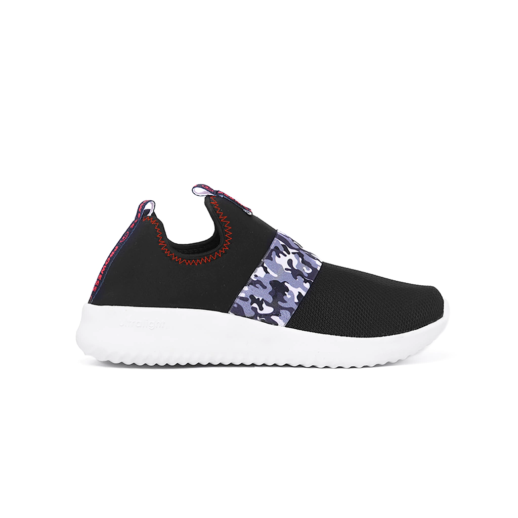 Prowess Art 2602 – Slip-On Kids Camo Negro-Rojo