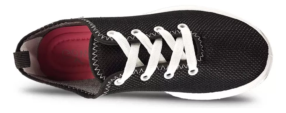 🟢 Zapatillas Gowell – Tejido Negro Ultraliviano