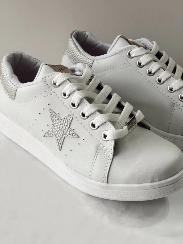 Zapatillas Teziz Art. 202 – White Star Silver