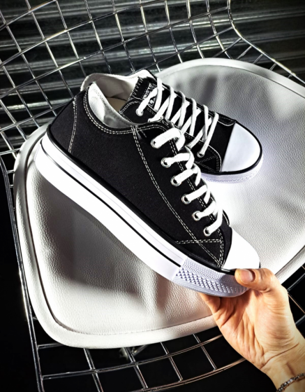 Zapatilla Art Stone Negra