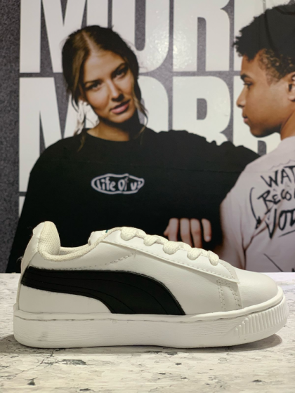 👟 Zapatilla Blanca Urbana – Estilo Puma | Talles 27 al 34